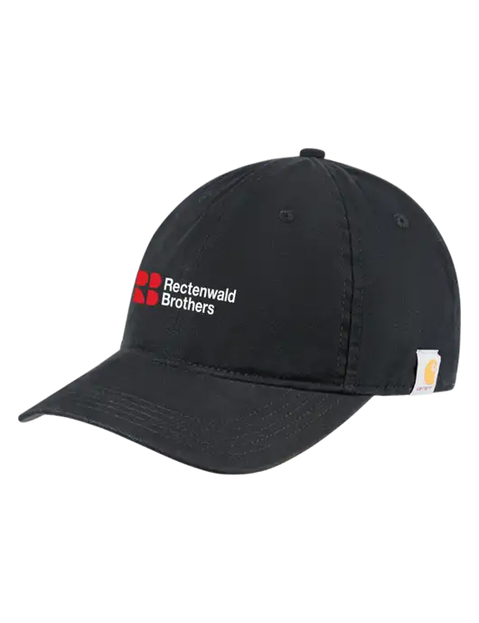 Carhartt Black Cotton Canvas Cap w/Rectenwald Brothers