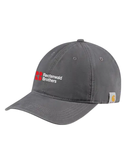 Carhartt Dark Grey Cotton Canvas Cap w/Rectenwald Brothers