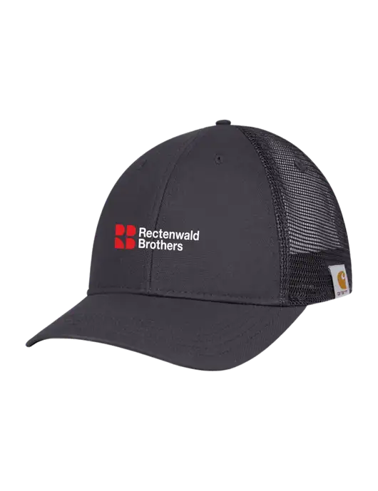 Carhartt Dark Grey Canvas Trucker Cap w/Rectenwald Brothers