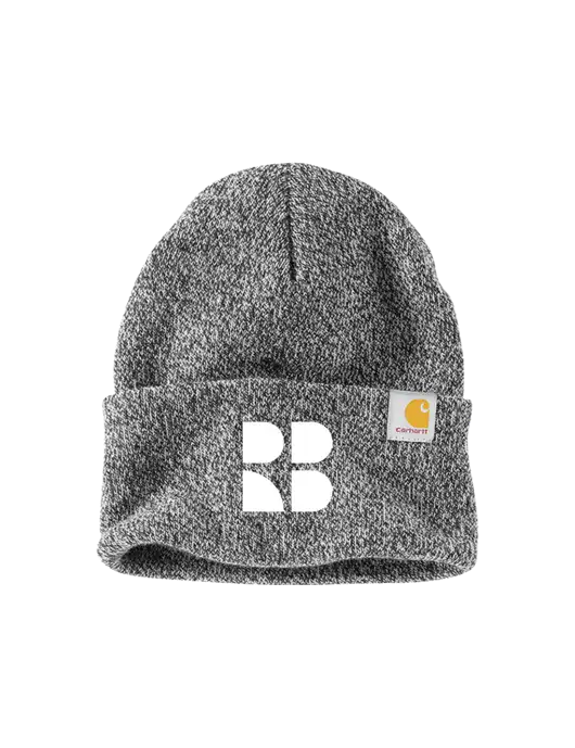 Carhartt Medium Grey Heather Watch Cap 2.0 w/RB Logo