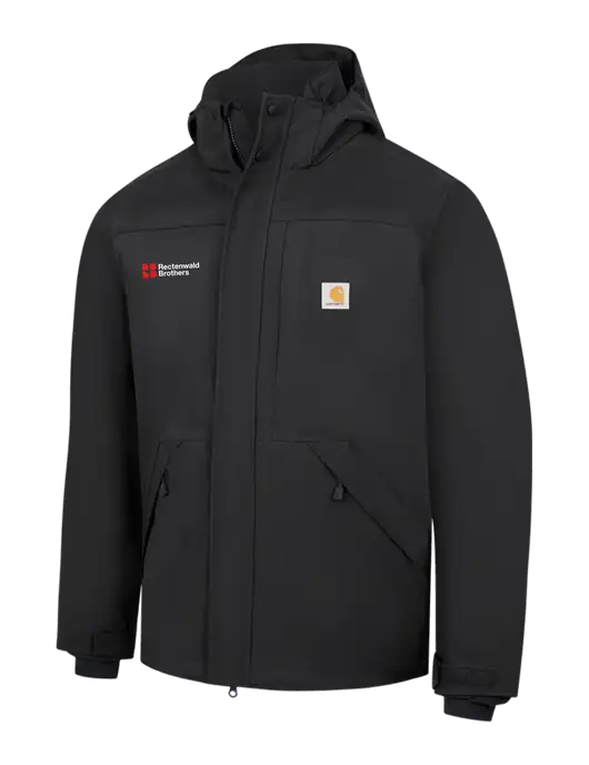 Carhartt Black Storm Defender Shoreline Jacket w/Rectenwald Brothers