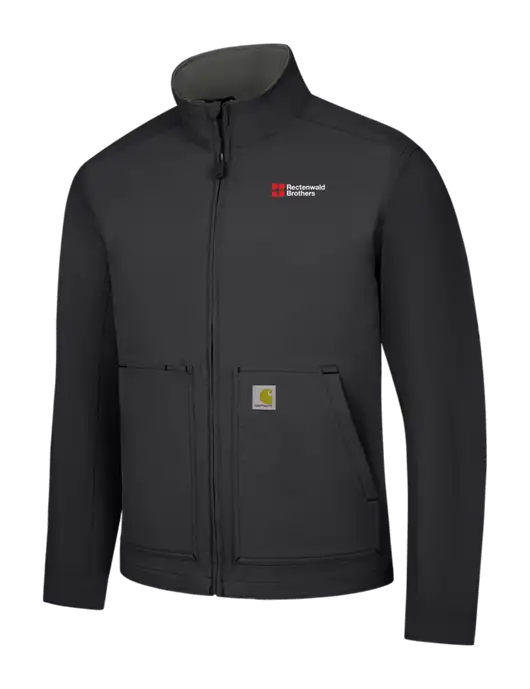 Carhartt Black Super Dux Soft Shell Jacket w/Rectenwald Brothers