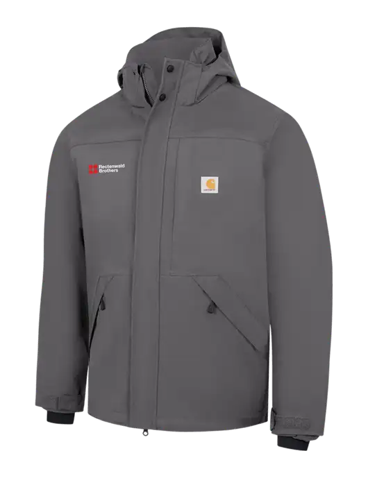 Carhartt Dark Grey Storm Defender Shoreline Jacket w/Rectenwald Brothers