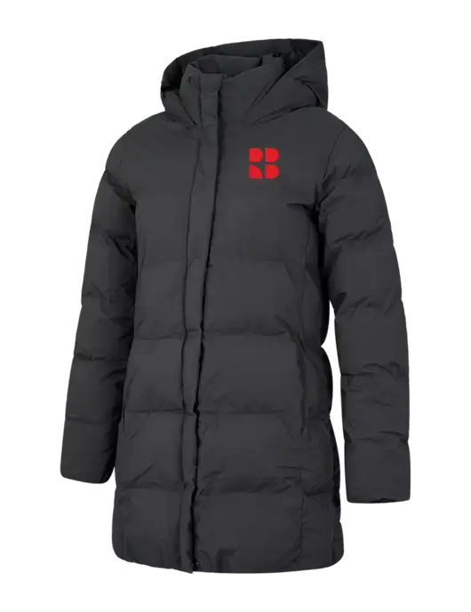 Mercer+Mettle Womens Dark Grey Puffy Parka  w/RB Logo