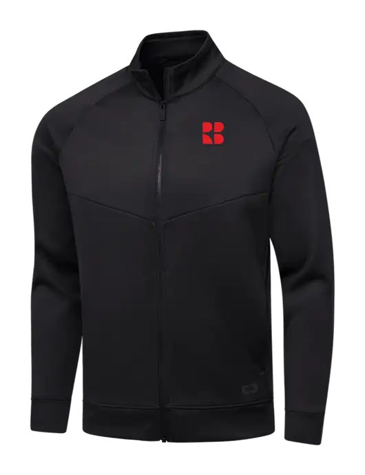 OGIO Black Endurance Modern Performance Full-Zip w/RB Logo