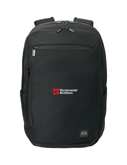 TravisMathew Black Duration Backpack w/Rectenwald Brothers