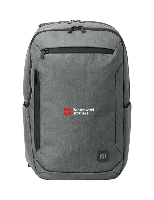 TravisMathew Medium Grey Heather Duration Backpack w/Rectenwald Brothers
