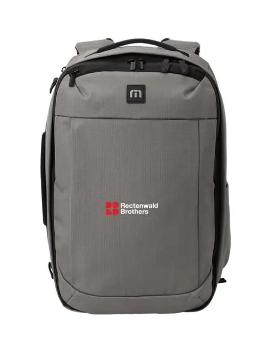 TravisMathew Medium Grey Convertible Backpack w/Rectenwald Brothers