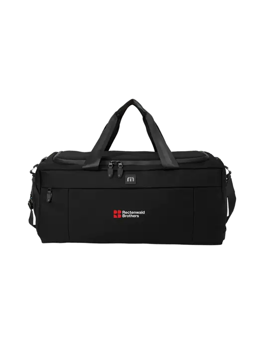 TravisMathew Black Duration Duffel w/Rectenwald Brothers