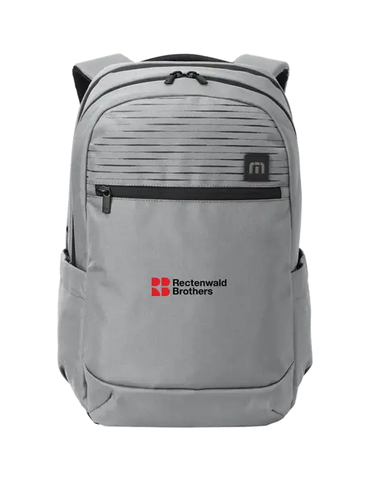 TravisMathew Light Grey Approach Backpack w/Rectenwald Brothers