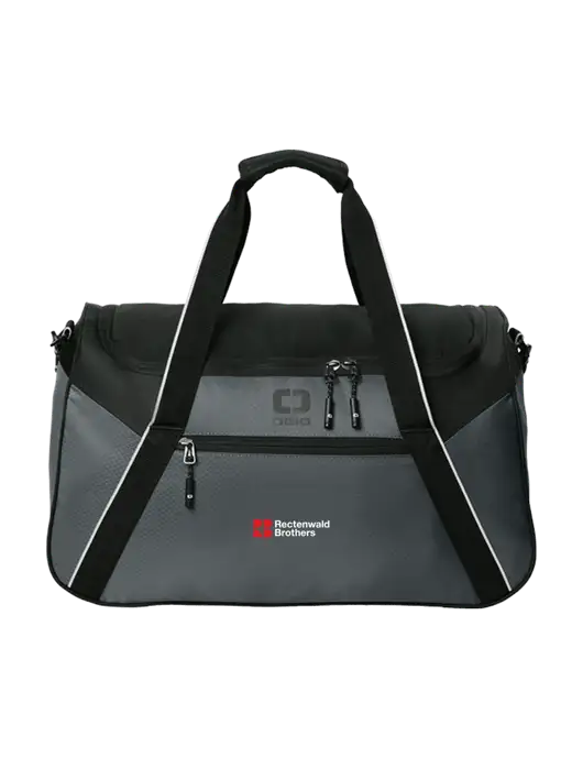 OGIO Dark Medium Grey/Black Inception Duffel w/Rectenwald Brothers
