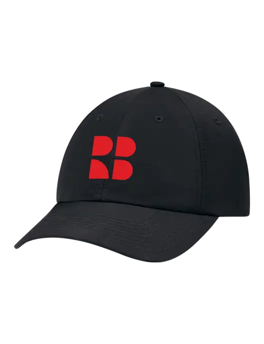Richardson Relaxed Performance Lite Black Cap w/RB Logo