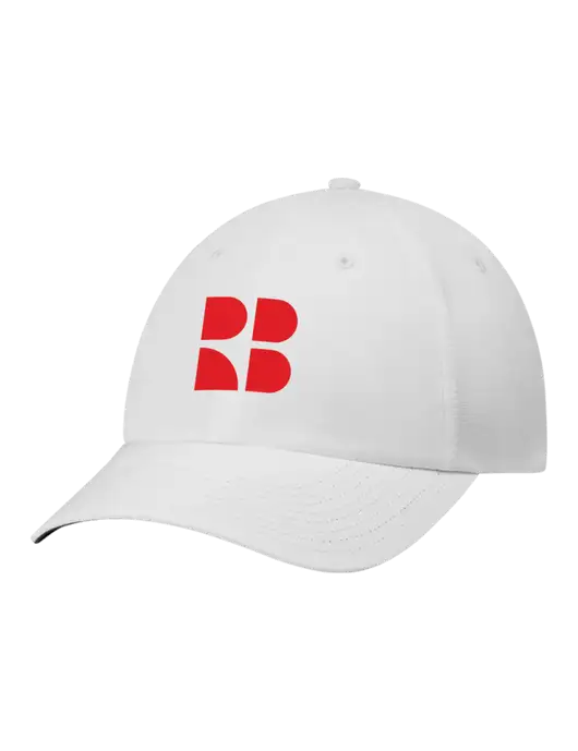 Richardson Relaxed Performance Lite White Cap w/RB Logo