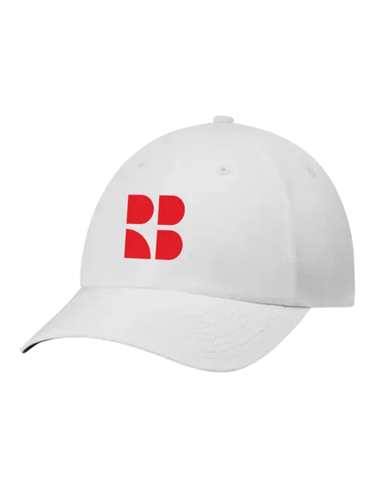 Richardson Relaxed Performance Lite White Cap w/RB Logo