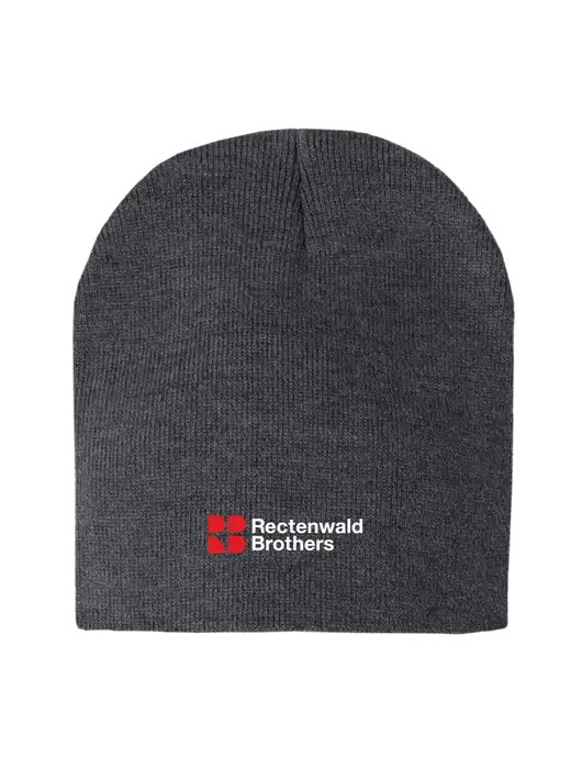 Charcoal Heather Element Knit Beanie w/Rectenwald Brothers