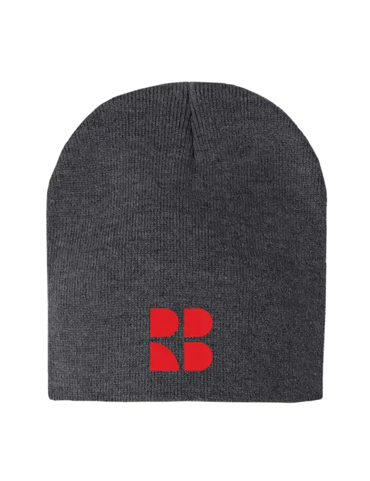 Charcoal Heather Element Knit Beanie w/RB Logo
