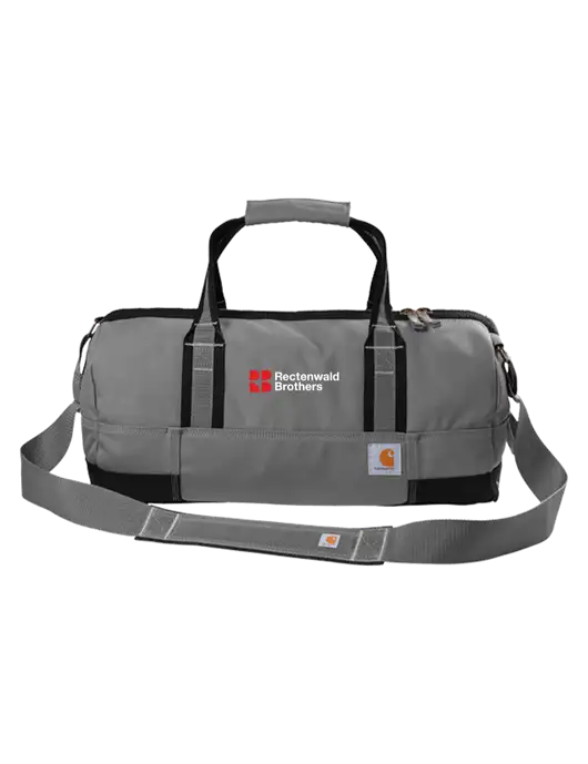 Carhartt Medium Grey Foundry Series 20” Duffel w/Rectenwald Brothers