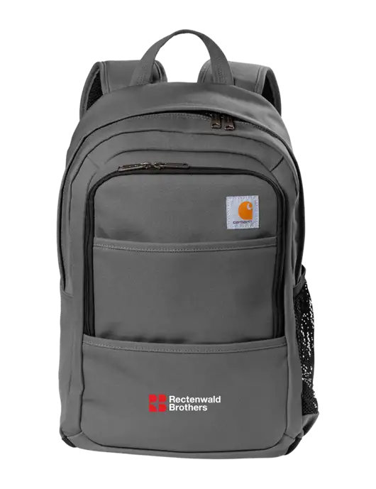 Carhartt Medium Grey Foundry Series Backpack w/Rectenwald Brothers