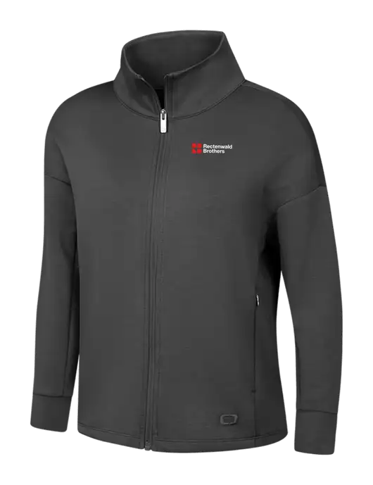 OGIO Womens Dark Grey Transcend Full-Zip w/Rectenwald Brothers