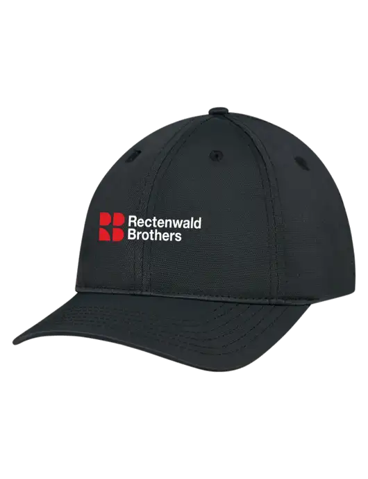 Black Nylon Twill Performance Cap w/Rectenwald Brothers