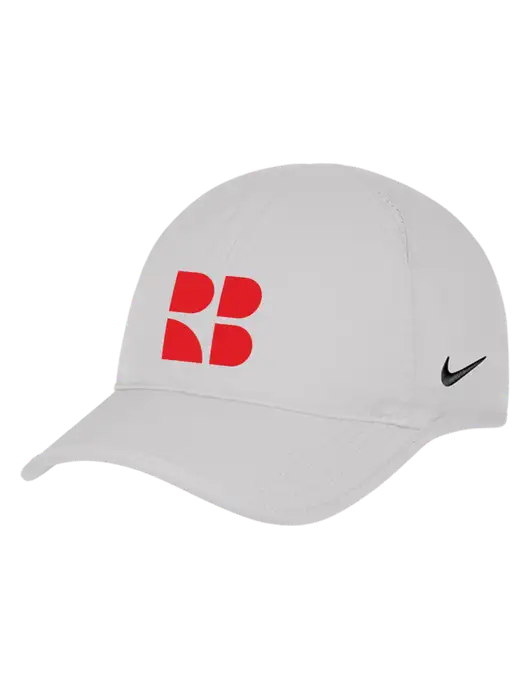Nike White Featherlight Cap w/RB Logo