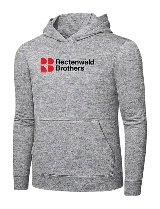 Light Grey Heather 7.8 oz Ring Spun Hooded Sweatshirt w/Rectenwald Brothers