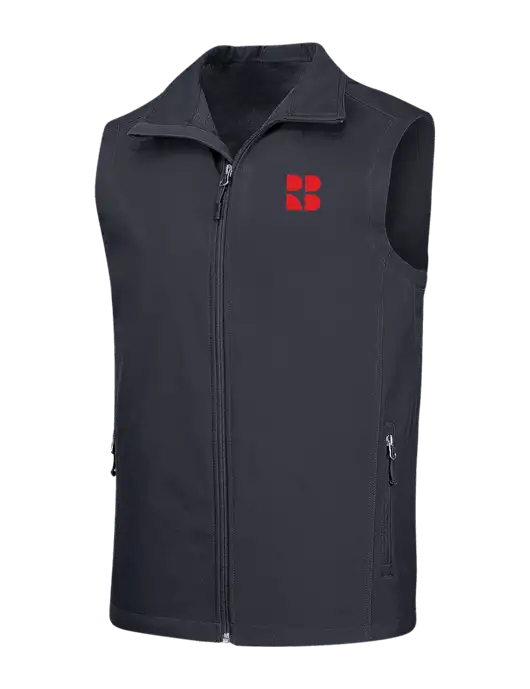 Dark Grey Core Soft Shell Vest w/RB Logo