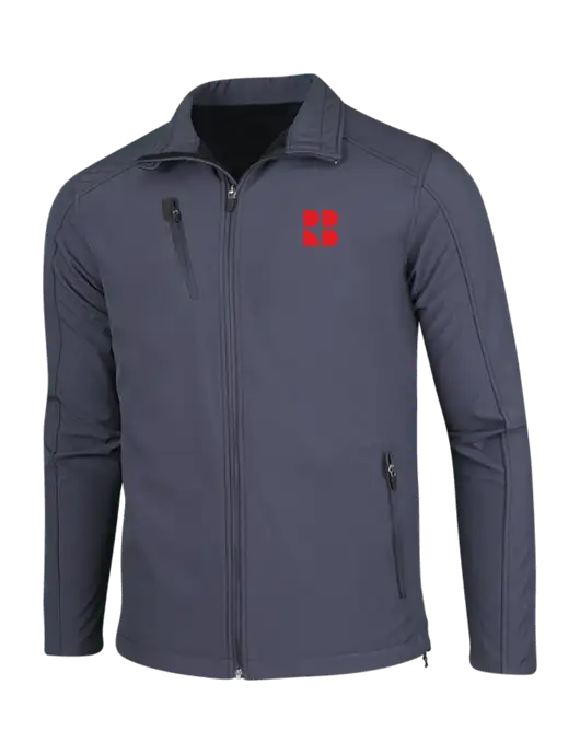 Dark Grey Welded Softshell Jacket w/RB Logo