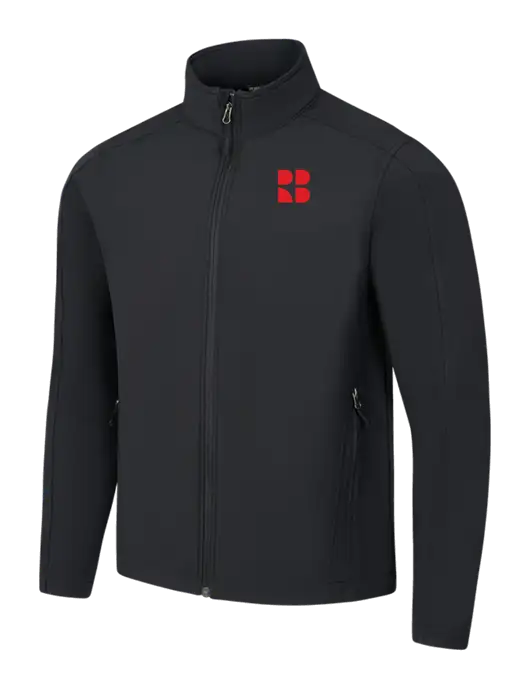 Black Core Soft Shell Jacket w/RB Logo