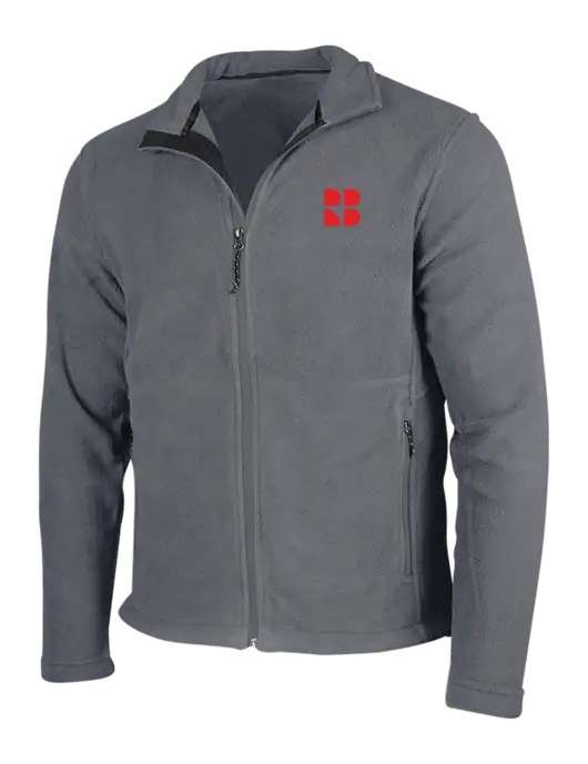 Medium Grey Fleece Jacket w/RB Logo