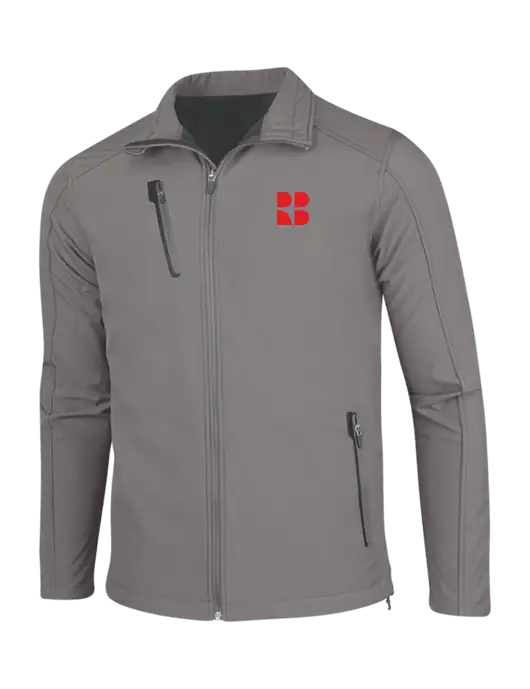 Medium Grey Welded Softshell Jacket w/RB Logo