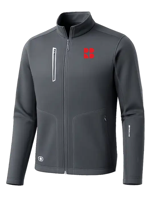 OGIO Dark Grey Endurance Fulcrum Full-Zip w/RB Logo