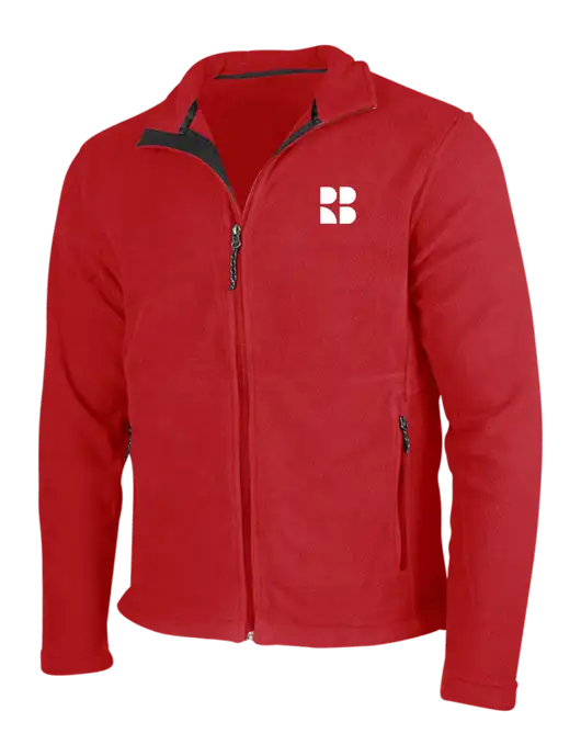 Red Fleece Jacket w/RB Logo