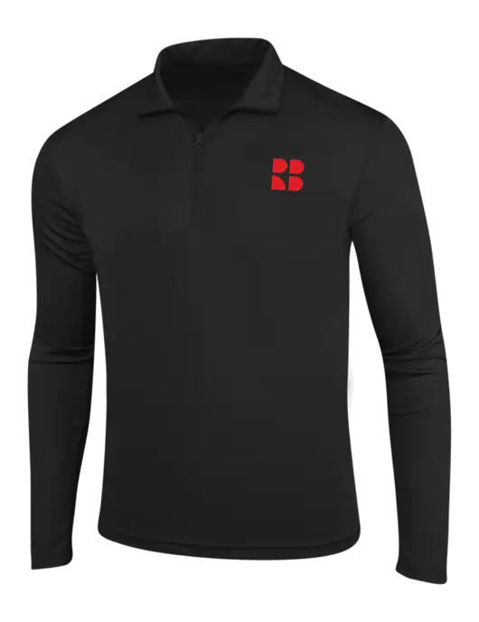 Black PosiCharge Competitor 1/4 Zip Pullover w/RB Logo