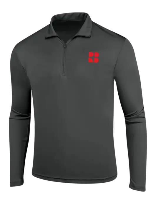 Dark Grey PosiCharge Competitor 1/4 Zip Pullover w/RB Logo