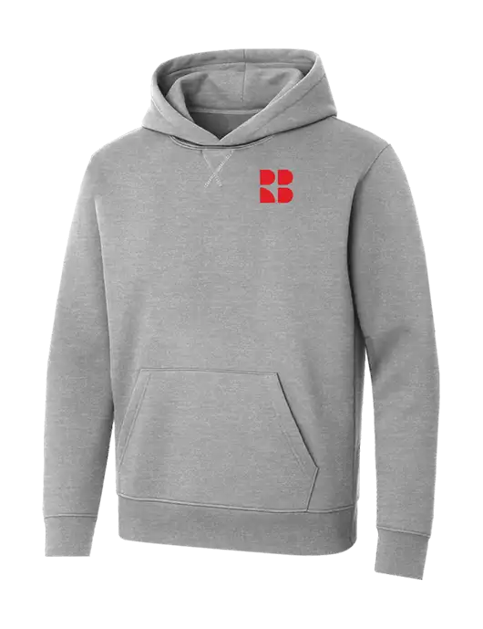 Allmade Granite Grey Heather Organic French Terry Pullover Hoodie w/RB Logo
