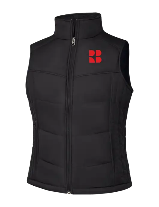 Womens Black/Black Vest w/RB Logo