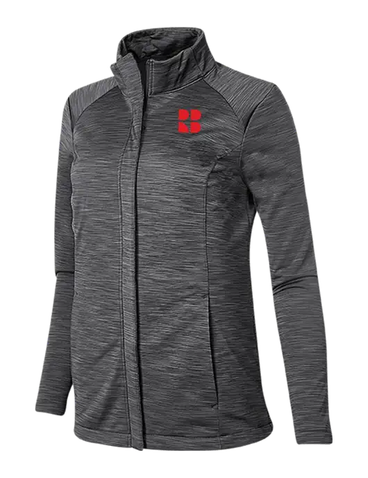 Dark Grey Heather Womens Stream Soft Shell Jacket w/RB Logo