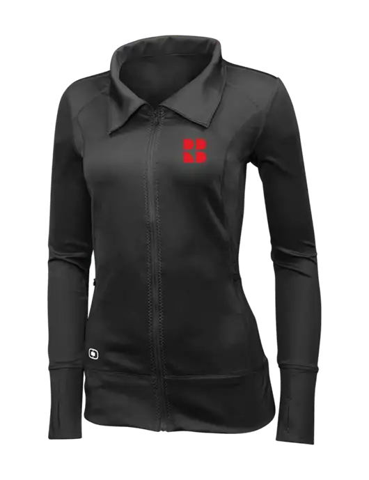 OGIO Blacktop Womens Endurance Fulcrum Full-Zip w/RB Logo