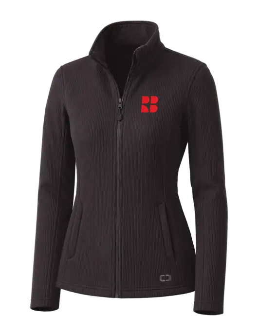 OGIO Blacktop Womens Grit Fleece Jacket w/RB Logo