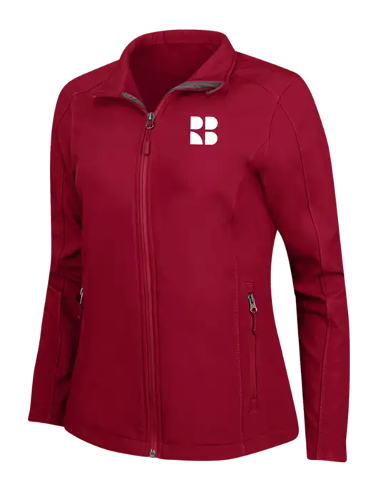 Red Womens Core Soft Shell Jacket w/RB Logo