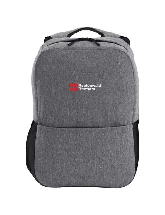 Access Square Laptop Graphite Heather/Black Backpack w/Rectenwald Brothers