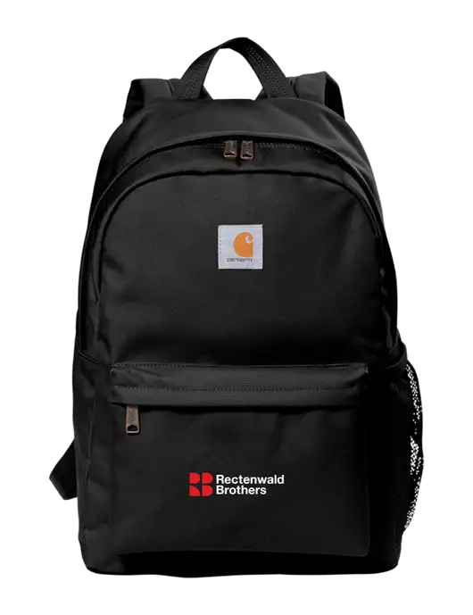 Carhartt Black Canvas Backpack w/Rectenwald Brothers