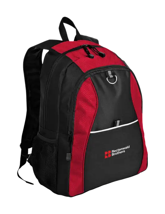 Honeycomb Red/Black Backpack w/Rectenwald Brothers
