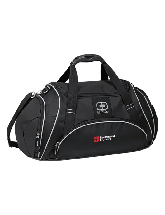 OGIO Black Crunch Duffel
 w/Rectenwald Brothers