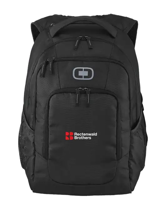 OGIO Black Logan Laptop Backpack
 w/Rectenwald Brothers