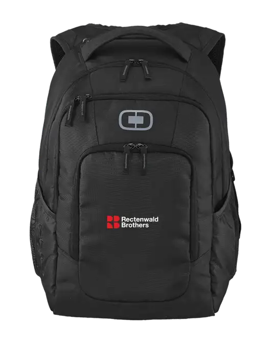 OGIO Black Logan Laptop Backpack
 w/Rectenwald Brothers
