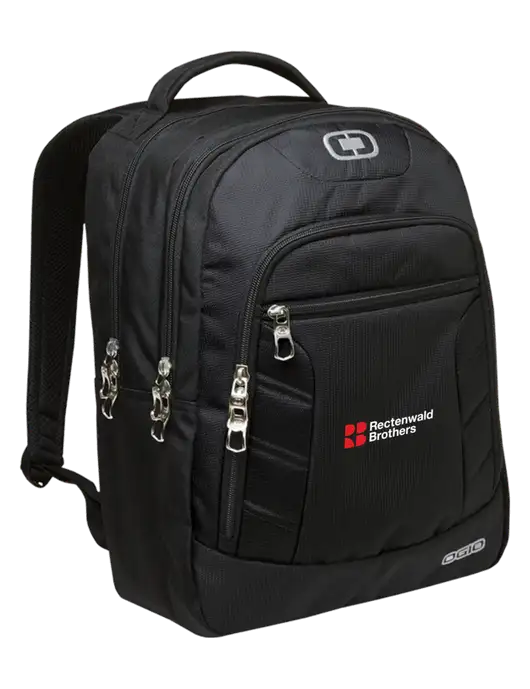 OGIO Black/Silver Colton Laptop Backpack
 w/Rectenwald Brothers