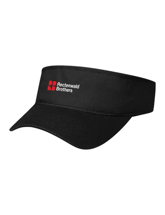 Black Cap Visor w/Rectenwald Brothers
