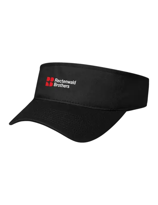 Black Cap Visor w/Rectenwald Brothers